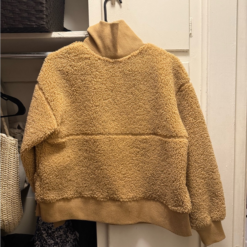 JoyLab Tan Teddy Jacket - Picture 2 of 2